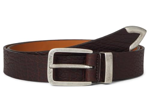Johnston & Murphy Men's Distressed Tipped Belt