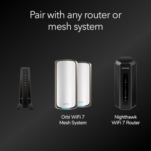 NETGEAR Nighthawk DOCSIS 3.1 Mid/High-Split Modem (CM3000-1AZNAS) – Approved for Today's Fastest Speeds - Works with All Providers, Incl. Xfinity, Spectrum, Cox - Plans up to 2.5Gbps - image 8