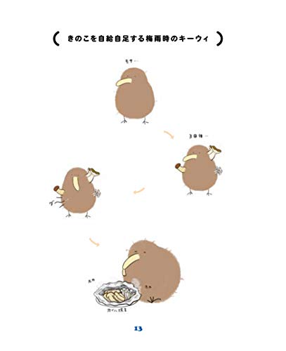 Twitterでじわじわ人気に きう山さんのゆるいキーウィ よりみち生活