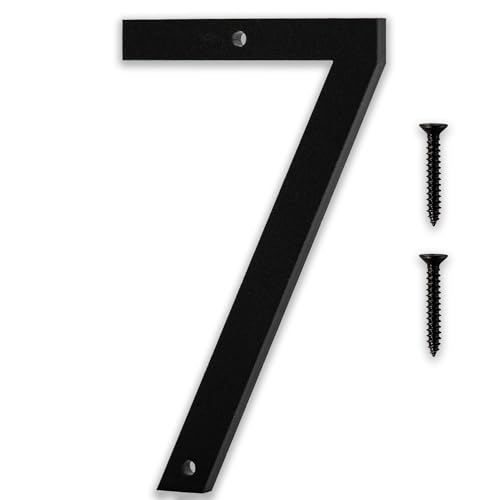 Discovered Designs 5" (7) Modern Address House Numbers for Outside