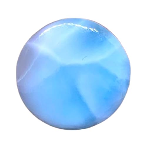 Larimar naturel cabochon rond 17mm pierre gemme lâche GH_NAT_06836 pour création bijoux