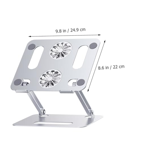 Base Ajustable para Laptop con Doble Ventilador y Aleación de Aluminio miniatura 2