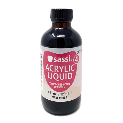 Sassi Acrylic Liquid MMA-Free formulation : Size 4 Oz / 120 Ml