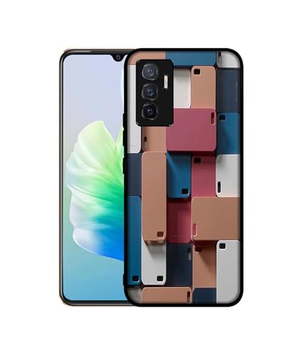 Image of Mobile Cover Design Premium 2D Printed Metal Back Case Cover for Vivo V23E 5G / Y75 4G