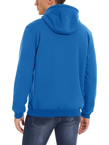 MAGCOMSEN Men's Heavy Hoodie Sherpa Fleece Lined Pullover Thick Winter Hooded Sweatshirt2