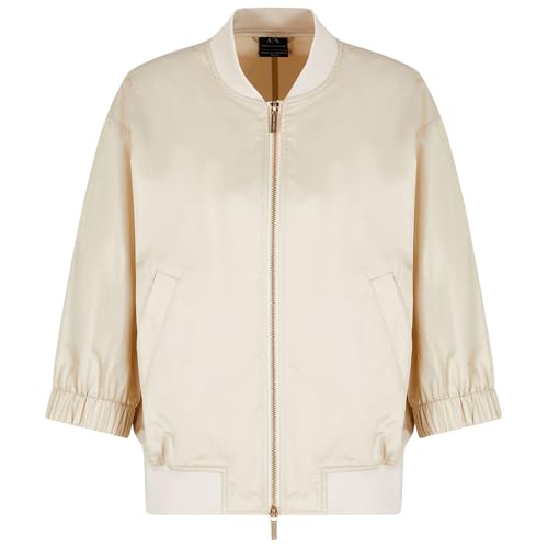 Armani Exchange Women's 3/4 Sleeve Poplin Jacket