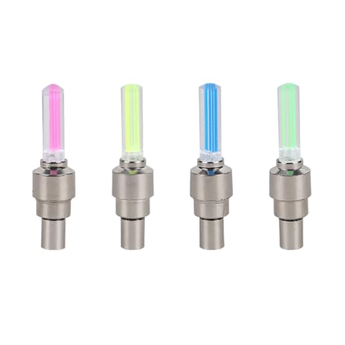 PCS Lumière de Valve de Vélo LED Flash Pneu Bouchon de Valve de Roue Lumière pour Voiture Vélo Vélo Moto Roue Lumière Pneu Couleur Aléatoire Lumière de...