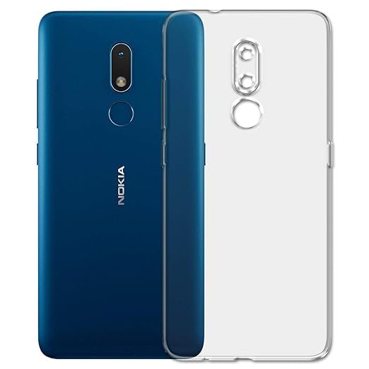 YOFO Rubber Back Cover Case for Nokia C3 (Transparent) with Bumper Corner (B08PP2KZG5) Amazon Price History, Amazon Price Tracker