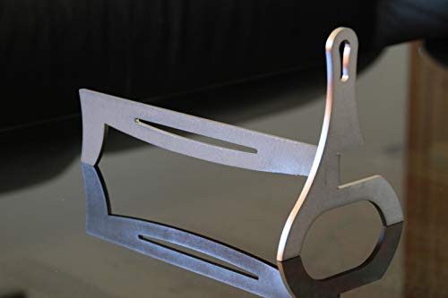 Chenets EIFFEL design moderne pour stabiliser les bûches et éviter les chutes de braises - 4