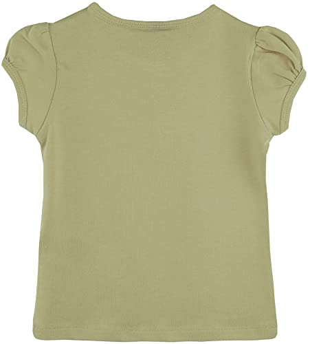 Image of Lilax Girls Short Puff Sleeve Cotton T-Shirt, Toddler & Little Girls Top | 95% Cotton Puff Sleeve Tee; Crewneck, Short Sleeve; Toddler & Girls Sizes 2T-12; for School, Play & Everyday; Machine Wash