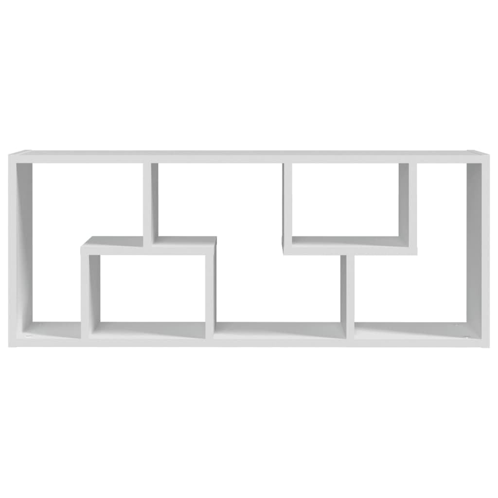 Genérico Estantería de Pared Madera contrachapada Blanco 36x16x90 cm,Mobiliario,Estanterías,Estantes y estanterías,803011
