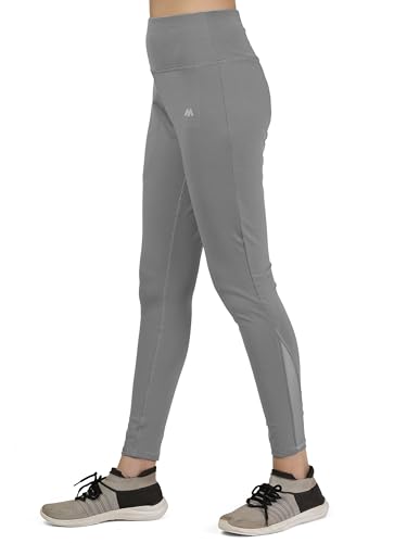 Image of Mehrang Gym wear Mesh Legging Workout Pants with Side Pockets /Stretchable Tights /Highwaist Sports Fitness Yoga Track Pants for Women & Girls