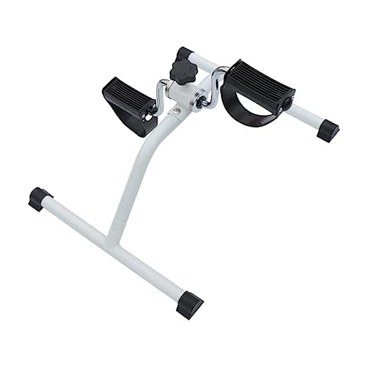 GOOHOCHY Pedal De Exercício De Membros Exercitadores De Braço e Perna Peddle Treinador De Reabilitação De Membros Equipamento De Exercício De Escritório Branco Interior Esteira Mais Velho