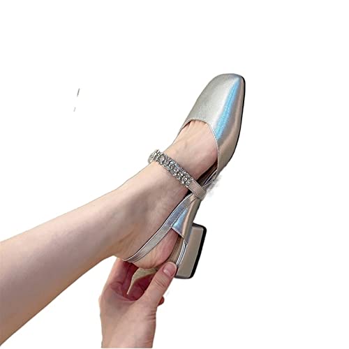 Sandales Ummer bout carré avec talons hauts confortables pour femmes