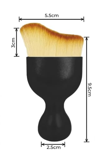 Image of Small Detailing Brush (1 Pc) - Ultra Soft Bristles for Car Interior Cleaning | Safe for Screens, Speedometer & Dashboard | Precision Cleaning Tool