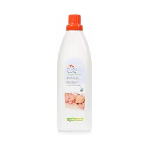 Mommy Care Eco Friendly Organic Fabric Softener - Green Valley Scent – Liquid Laundry Fabric Softener Safe for Babies and Sensitive Skin – Natural Ingredients 33.8 fl.oz Cover
