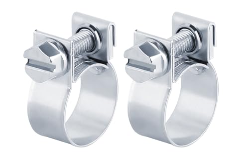 (17 – 19 mm) 2 abrazaderas W1 de acero mini abrazaderas de manguera abrazaderas de manguera abrazaderas de manguera de combustible (17-19 mm)