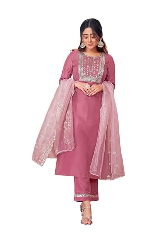 Image of Sanisa Women's Cotton Blend Kurta Set