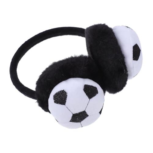 NOLITOY 1pcs Plush Football Earmuffs for Boys and Girls Winter Warm Ear Cover Safe for Boy Girl