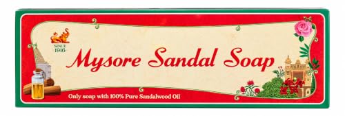 Mysore Sandal Soap, 150g (Pack of 3)