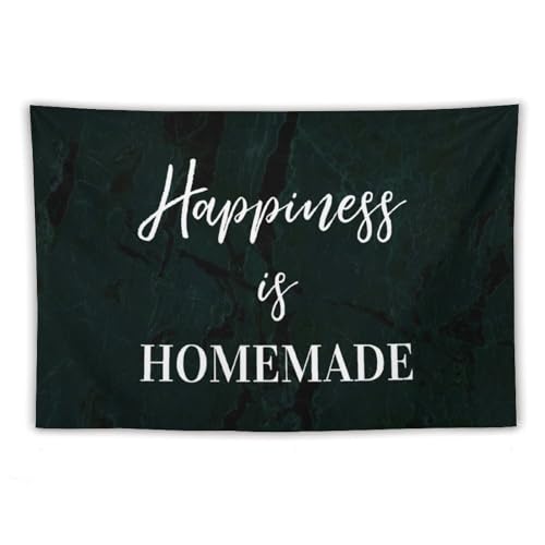 Tapiz para colgar en la pared Happiness Is Homemade para un hogar feliz y acogedor