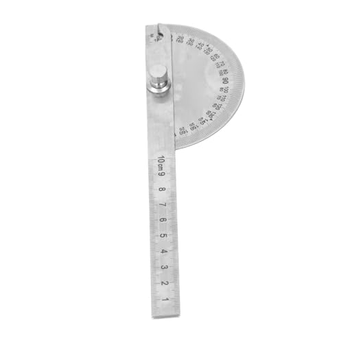 Regla de 2 brazos 180 grados acero inoxidable 0-10 cm miniatura 6
