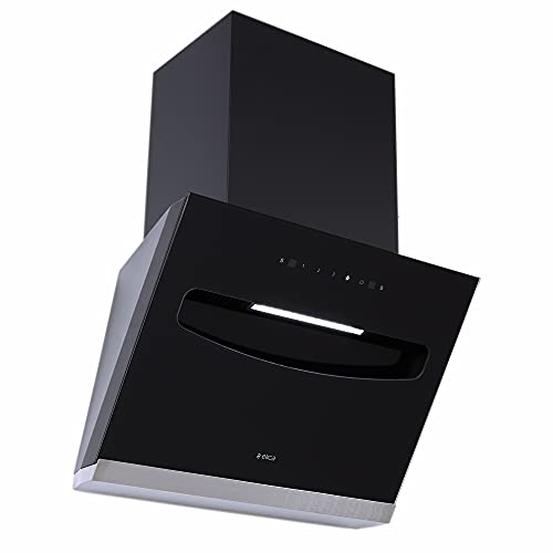 Image of Elica 60 cm 1200 m3 /hr Filterless Auto Clean Chimney with 15 Years Warranty (EFL-S607 HAC VMS, Touch + Motion Sensor Control, Black)
