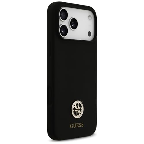 Étui Guess en silicone avec logo strass et MagSafe 4G pour iPhone 17 Pro Max Neuf - vue 5