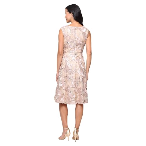 Image of S.L. Fashions Women's Short Knee Length Mother of The Bride, Cocktail, Wedding Guest, Soutache Party Dress