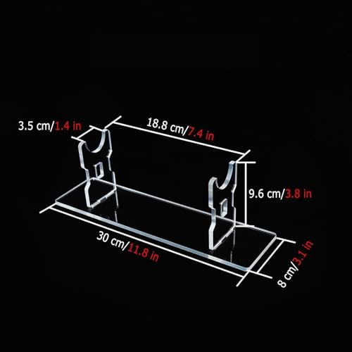 Soporte Transparente para Exhibición de Baquetas, Soporte Acrílico para Bateristas (8 cm de Ancho) miniatura 2