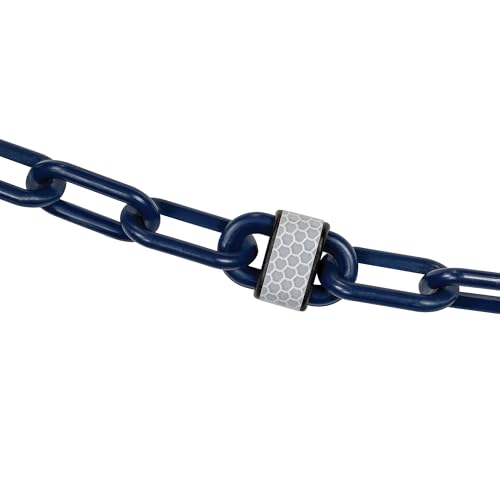 Chaîne de barrière en plastique bleu cobalt Mr. Chain 52066-25 diamètre 5,1 cm long 7,6 m