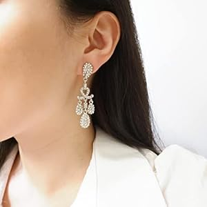 Cussi – Oorbellen van rodium (feest)