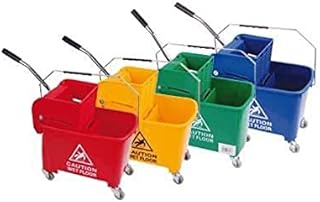 Mobile Mop Bucket and Wringer, 20 L, Green