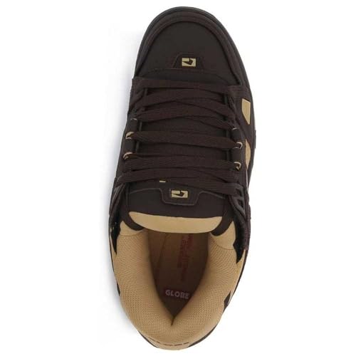 Image of Globe Sabre Skateboard Shoes, Curry Oak Dark, 45 EU / UK 10
