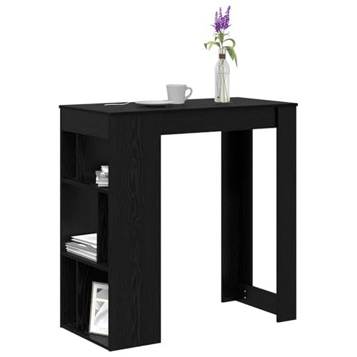 Mesa rectangular de cocina para espacios estrechos que necesitan almacenaje 4