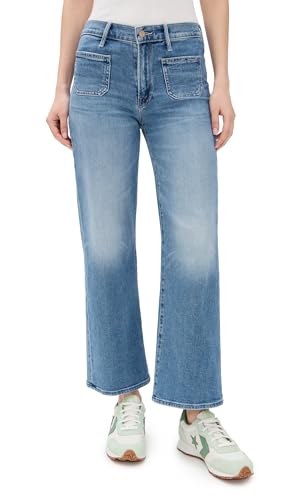 MOTHER Women's Patch Pocket Mid Rise Maven Ankle Jeans