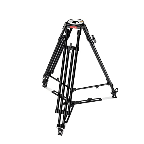 Proaim Mitchell Telescopic Camera Tripod Stand w Spreader. for Fluid Heads, Sliders & Jib Cranes. Payload Up to 250kg/551lb.