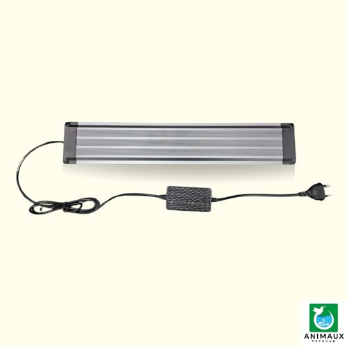 Image of QUANLONG (QL-450E) Aquarium Ultrathin Aluminium LED Light for Fish Tank 1.5 FT (50 CM) | WRGB - Multi Color | Stylish Design with Adjustable Bracket | ENHANCES Fish and Plant Growth (44.8CM /22W)