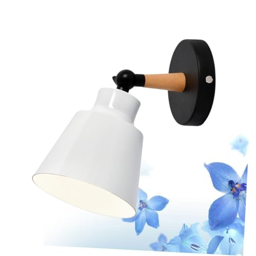 Lámpara de pared de madera maciza moderna aplique elegante pasillo dormitorio 5