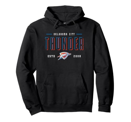 NBA Official Oklahoma City Thunder Half Moon Pullover Hoodie