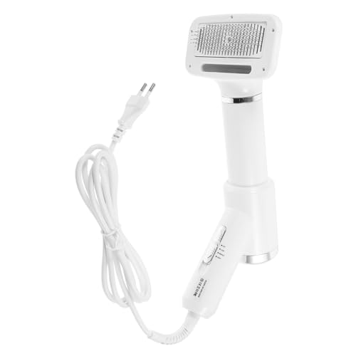 MERRYHAPY Pettine Asciugacapelli per Cani Portatile in Plastica Resistente Spazzola Soffiante per Toelettatura Veloce e Comoda di Cani e Gatti Design Facile da Pulire e Uso Intuitivo Adatto