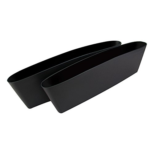 Preisvergleich Produktbild Dosige 2 Stück Auto Aufbewahrungsbox Car Seat Seiten-Schlitz-Taschen Aufbewahrungsbox Auto Ablagenetz (Schwarz) Size 35 * 2 * 11cm (Schwarz)
