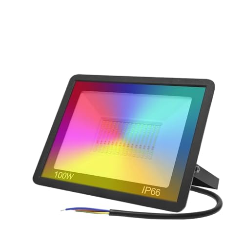 Foco LED Tuya Smart RGB 100W para solucionar zonas oscuras en exteriores