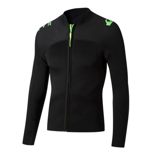 Realizzato in neoprene di densità variabile (es. 3mm o 5mm). Le cuciture sono piatte o sigillate per ridurre al minimo gli sfregamenti sulla pelle e migliorare la resistenza all'acqua.