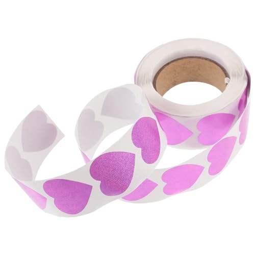 DIKACA 500 Piezas Pegatinas de amor con purpurina pegatinas adhesivas pegatinas para muebles encimera decoración no etiquetas de corazón de bronceado pegatinas de bronceado para el cuerpo