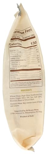 Di Bruno Bros Artisan Italian Crostini Crackers with Sea Salt - 7.04 oz (Pack of 12)