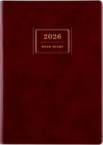 高橋 手帳 2026年 A5 業務日誌 エンジ No.55 (2026年 1月始まり)のサムネイル