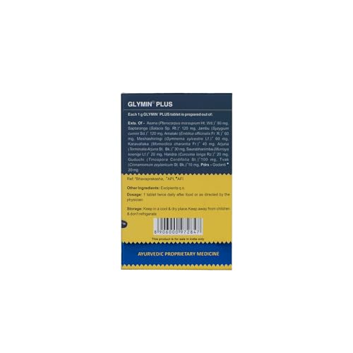 Kerala Ayurveda Glymin Plus Tablet - 100 Count