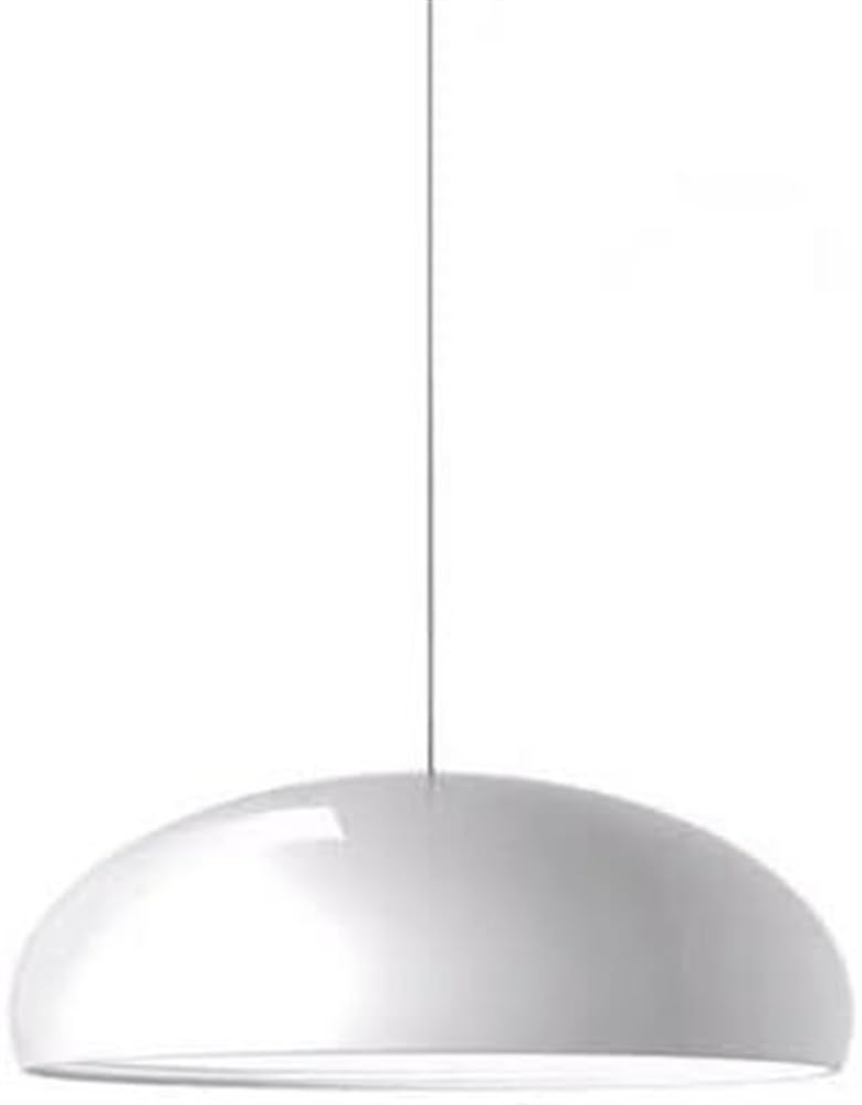 FZQSXAZU Nordic Industrial Style Chandelier, E27 Screw Metal Hanging Lamp Lampshade, Ceiling hting Fixtures, Living Room Dining Kitchen Decoration Pendant ht (Color:White, Size 35cm)