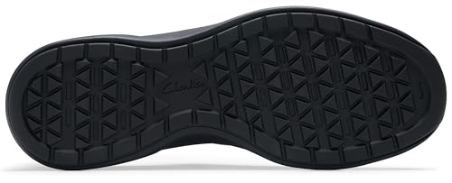 Clarks Clarks - Mens Mullan Easy Shoes, Color Black Leather, Size: 10.5 W US